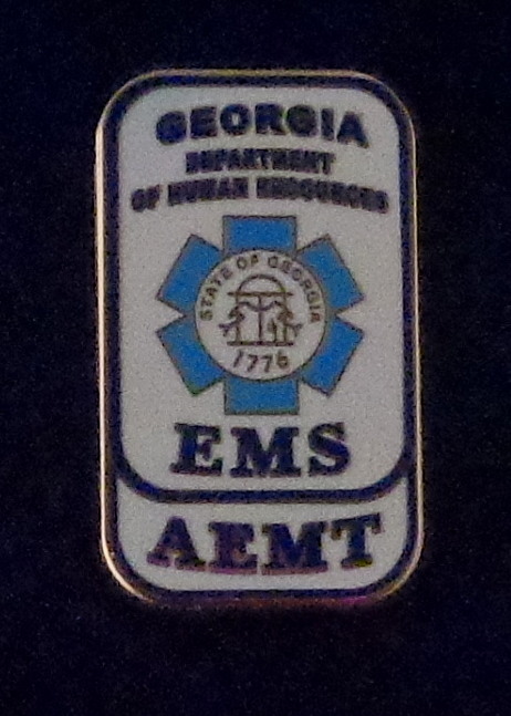 AEMT State of Georgia Lapel Pin